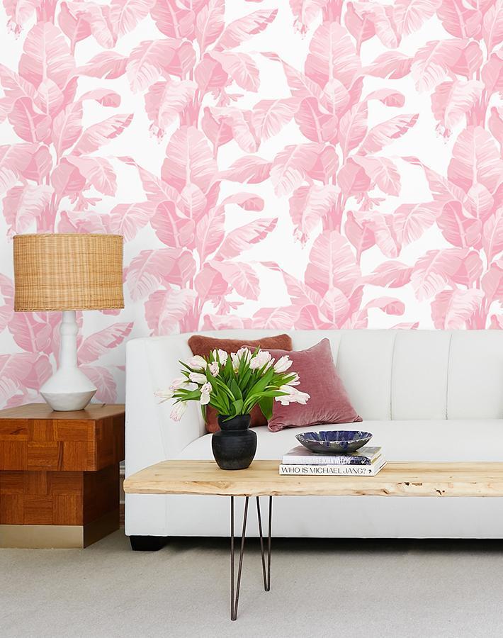 Taupe And Pink Fabric, Wallpaper and Home Decor