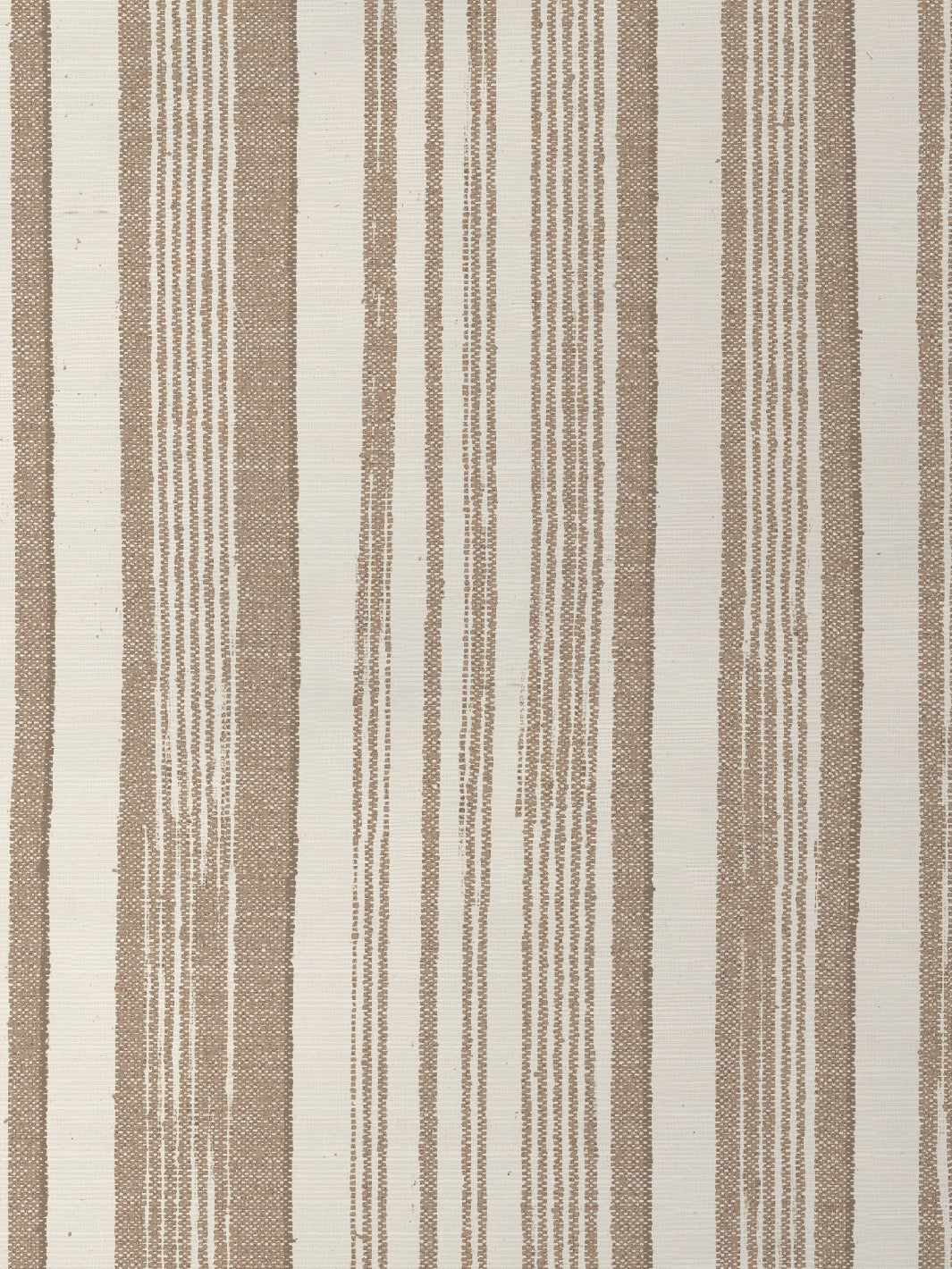 'stuart Stripe' Grasscloth Wallpaper By Nathan Turner - Neutral 