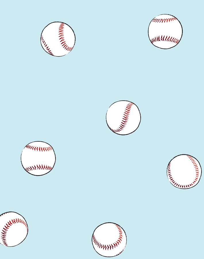 Baseball Stripes Fabric, Wallpaper and Home Decor