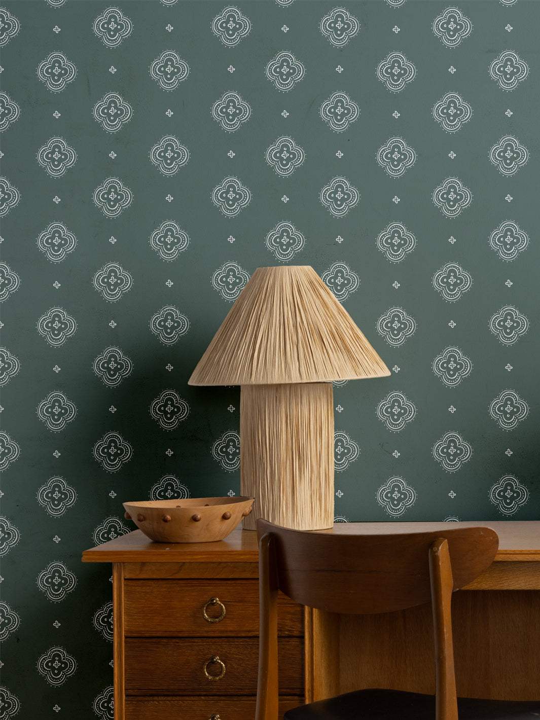 'Abbott Large' Wallpaper by Sugar Paper - Forest