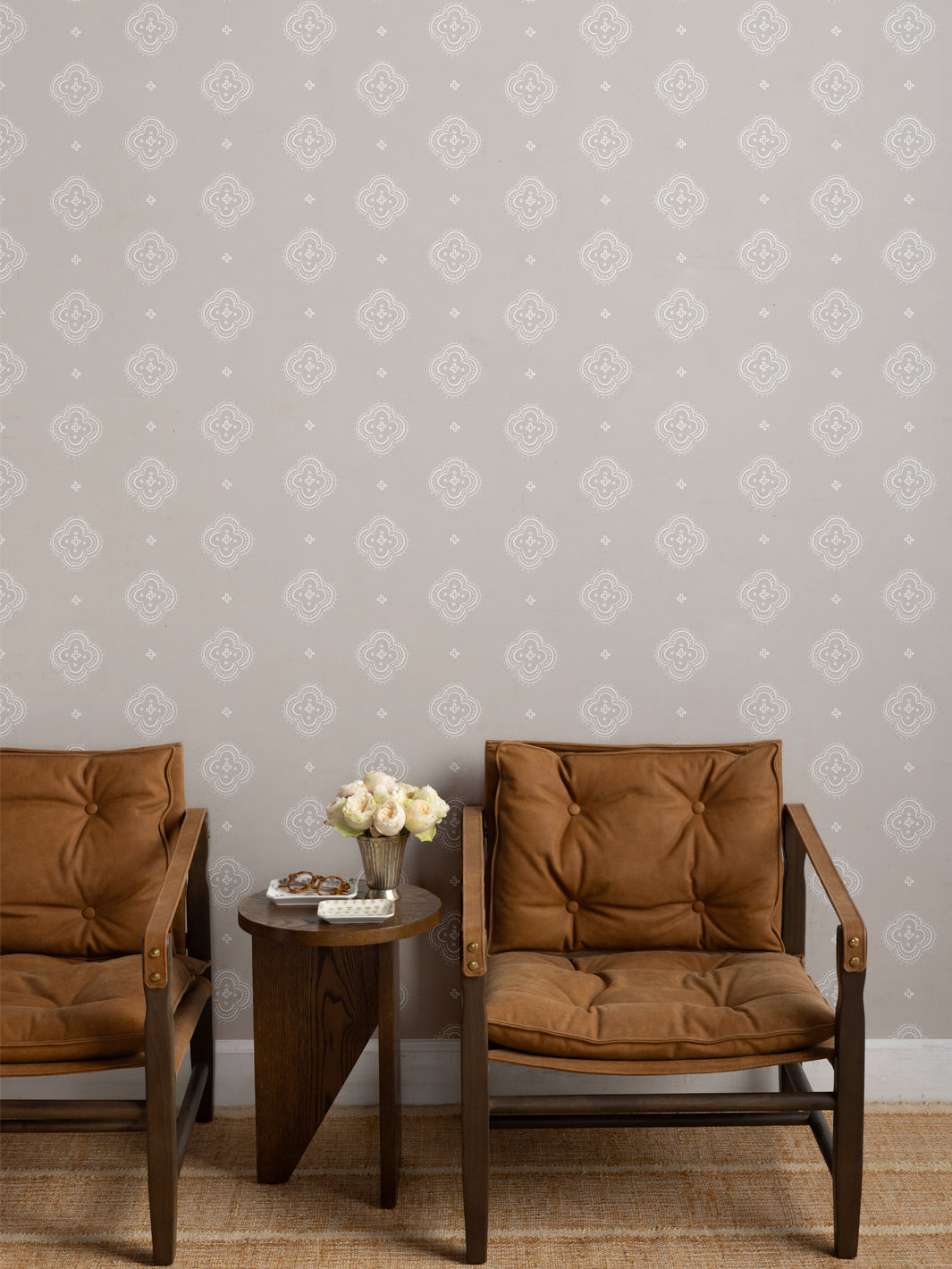 'Abbott Large' Wallpaper by Sugar Paper - Khaki