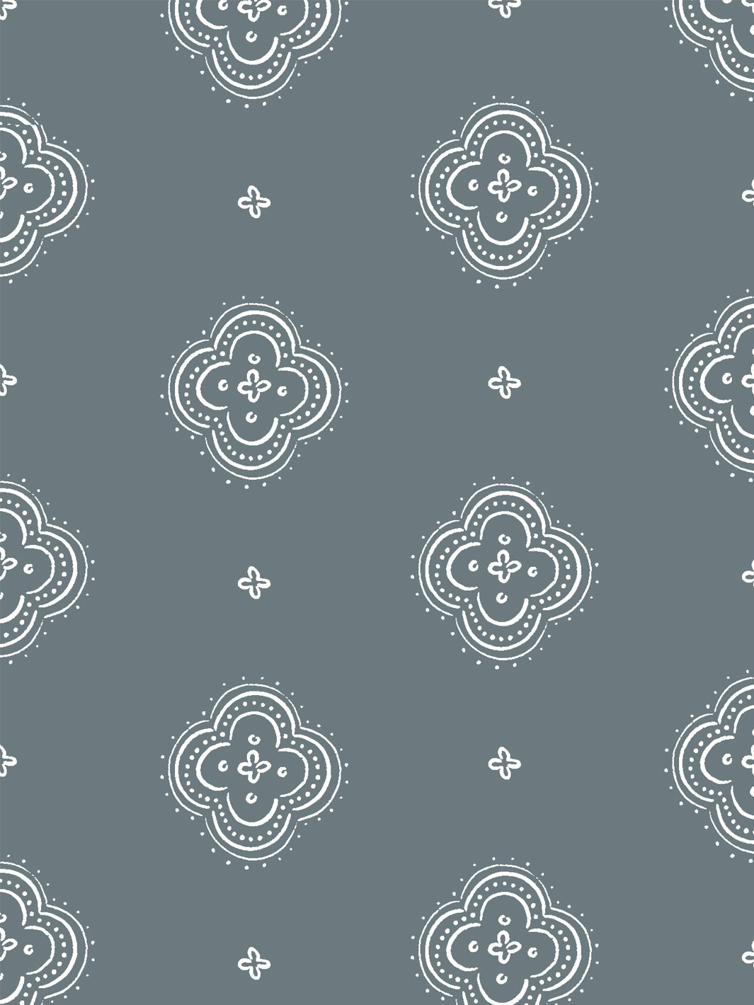 'Abbott Large' Wallpaper by Sugar Paper - Ocean