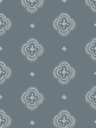 'Abbott Large' Wallpaper by Sugar Paper - Ocean