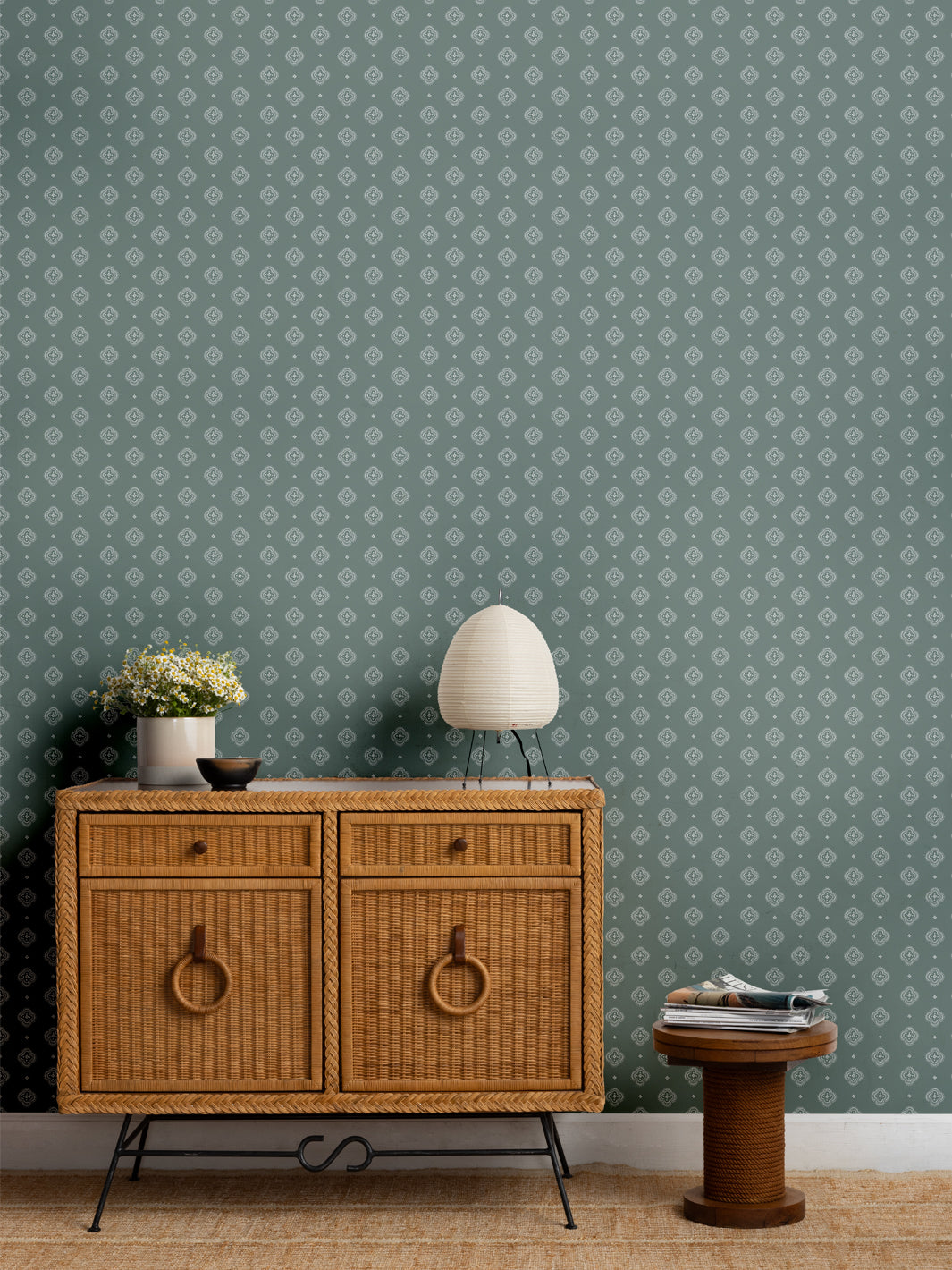 'Abbott' Wallpaper by Sugar Paper - Forest