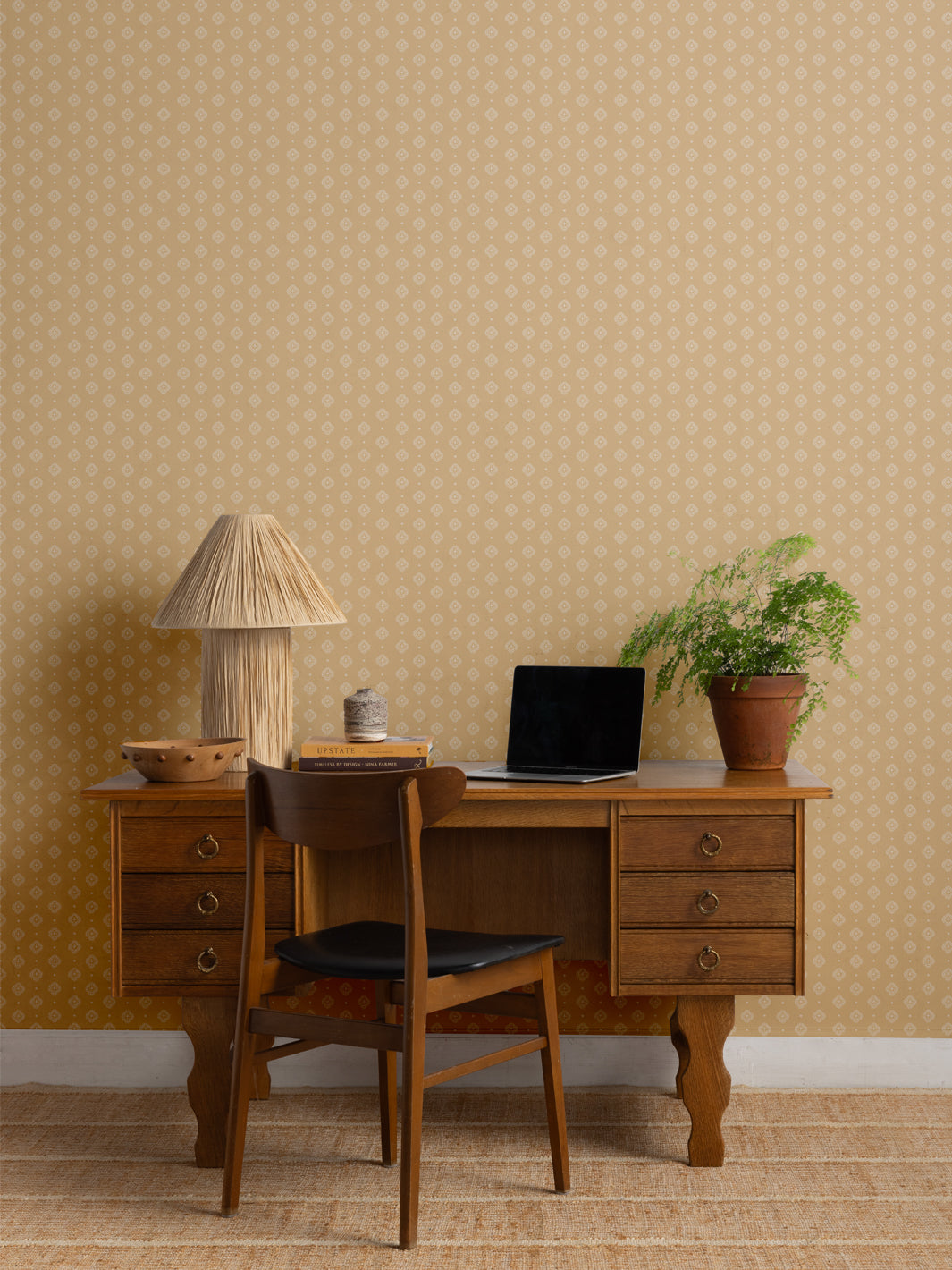 'Abbott' Wallpaper by Sugar Paper - Honeycomb