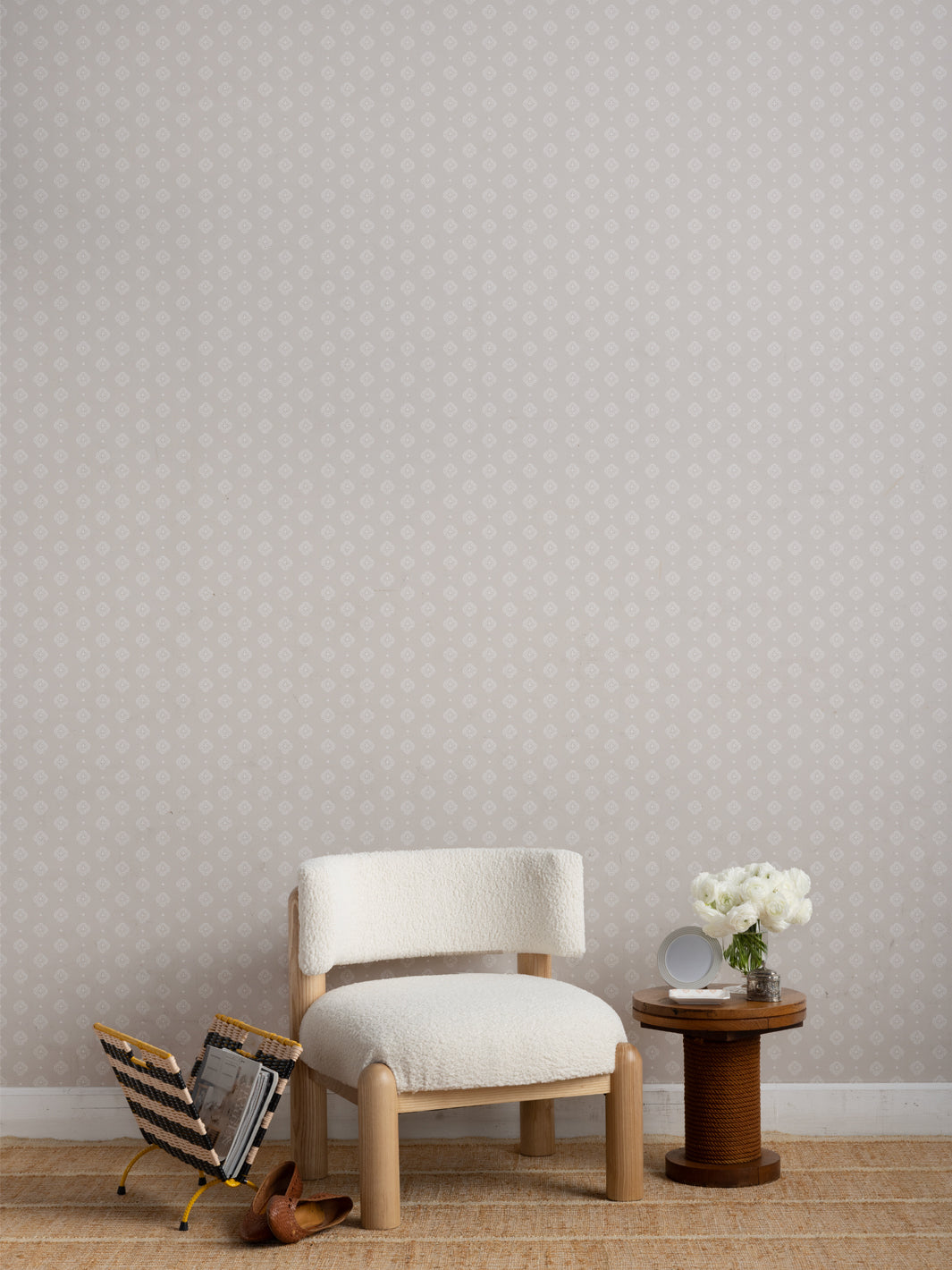 'Abbott' Wallpaper by Sugar Paper - Khaki