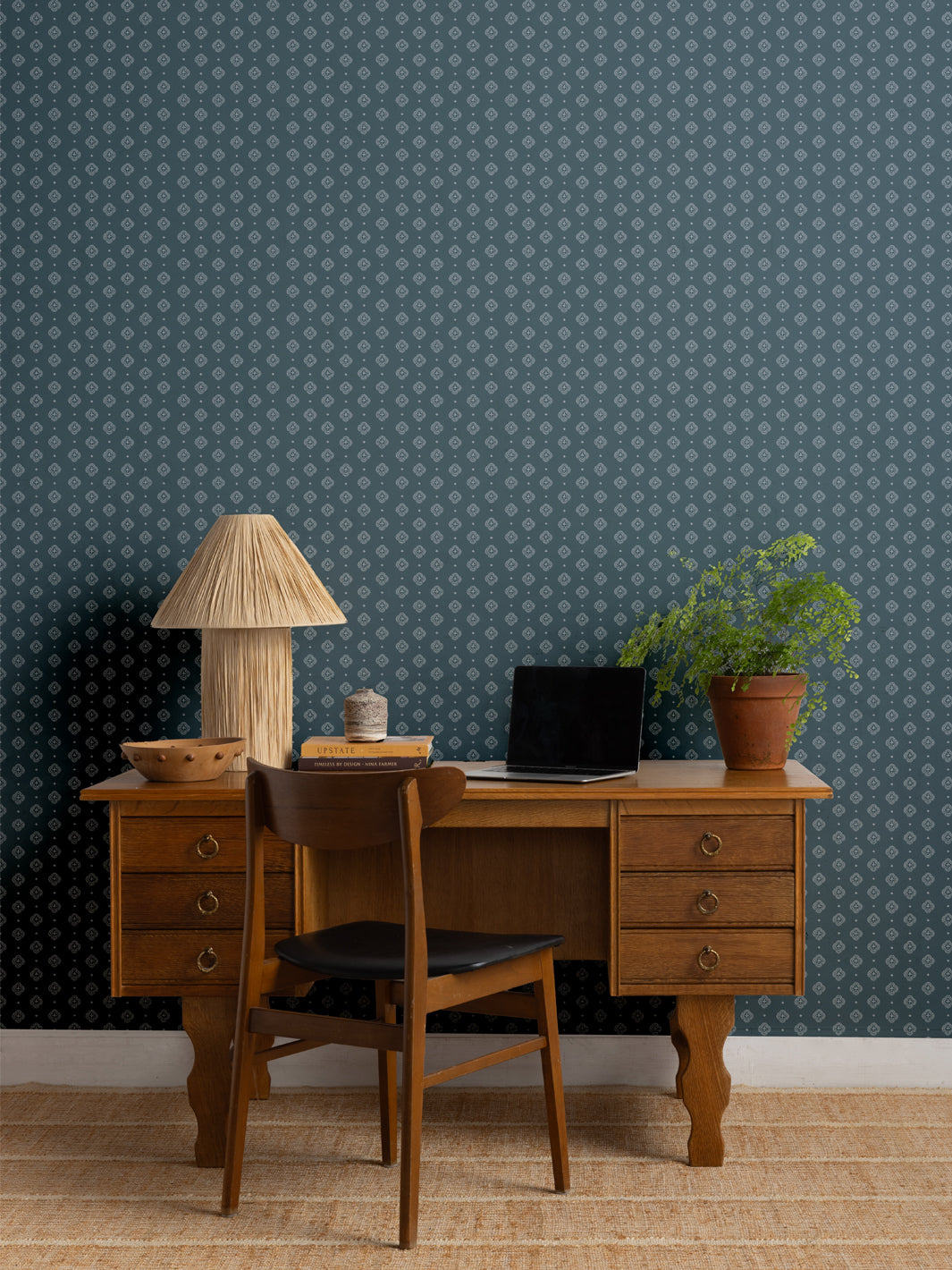 'Abbott' Wallpaper by Sugar Paper - Ocean