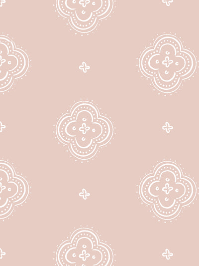 'Abbott' Wallpaper by Sugar Paper - Rose