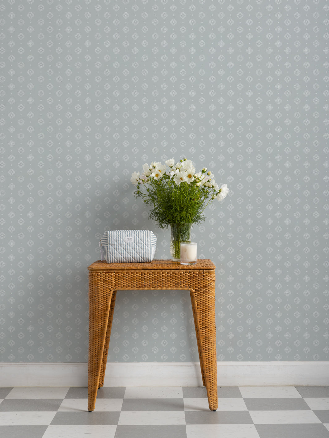 'Abbott' Wallpaper by Sugar Paper - Silver Sage