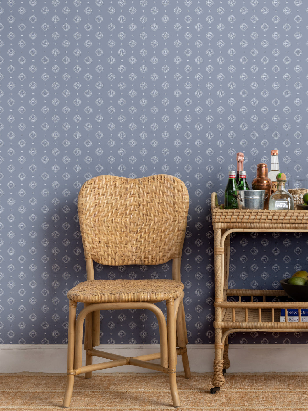 'Abbott' Wallpaper by Sugar Paper - Slate