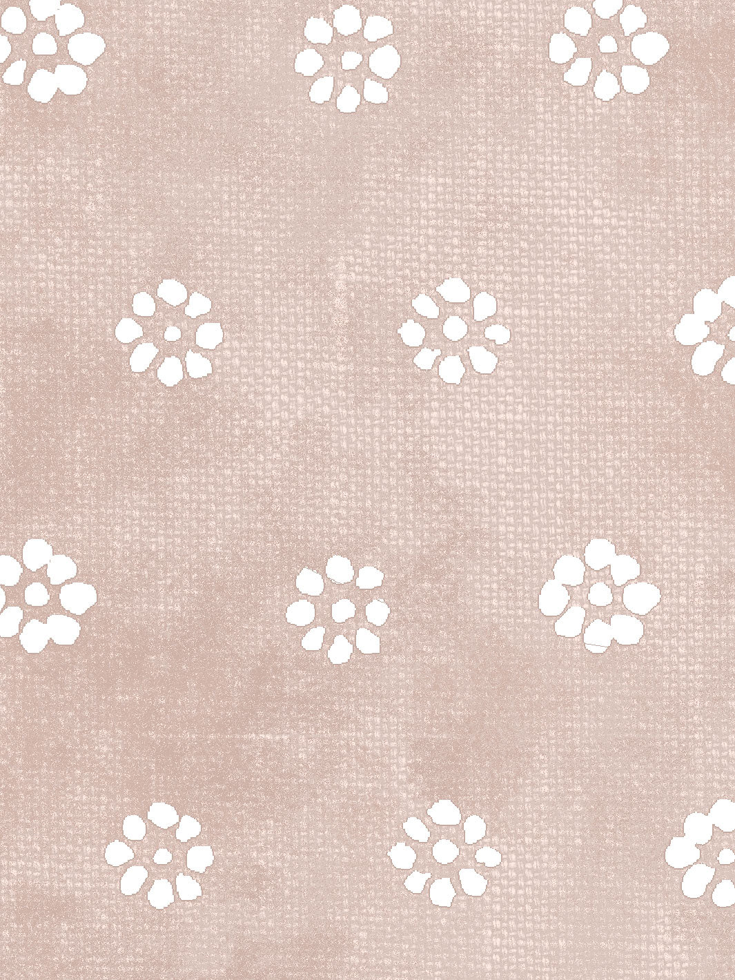 'Aster' Linen Fabric by Sugar Paper - Rose