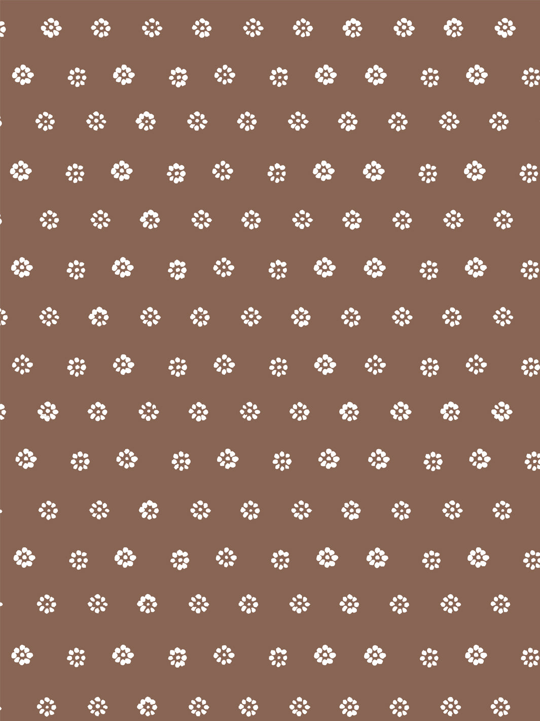 'Aster' Wallpaper by Sugar Paper - Chocolate