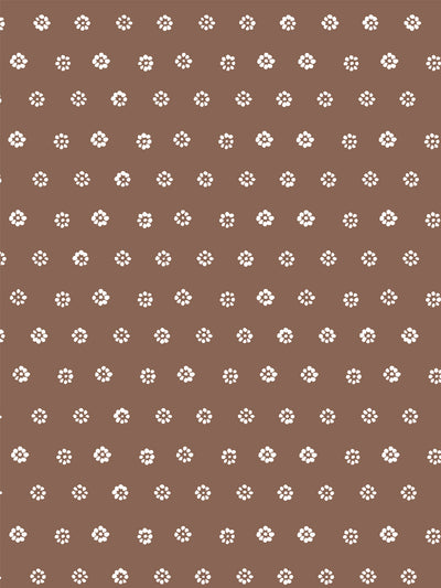 'Aster' Wallpaper by Sugar Paper - Chocolate