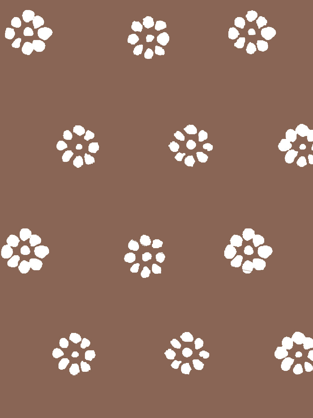 'Aster' Wallpaper by Sugar Paper - Chocolate