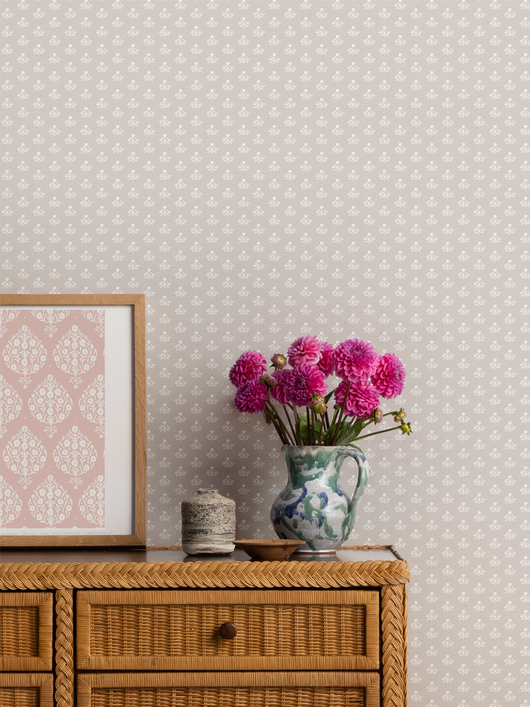 'Bennett Petite' Wallpaper by Sugar Paper - Khaki