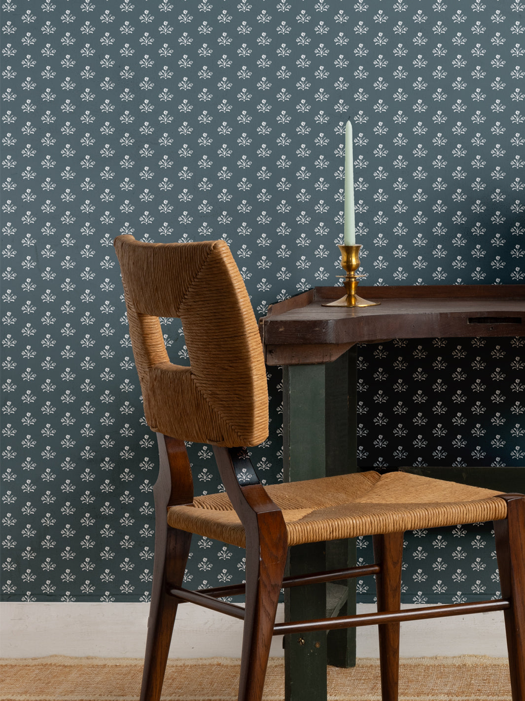 'Bennett Petite' Wallpaper by Sugar Paper - Ocean