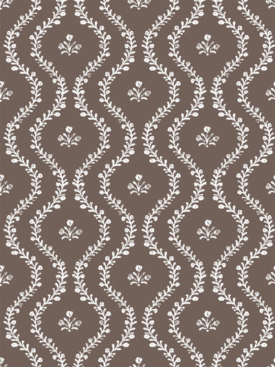 'Bennett Vine' Wallpaper by Sugar Paper - Coffee