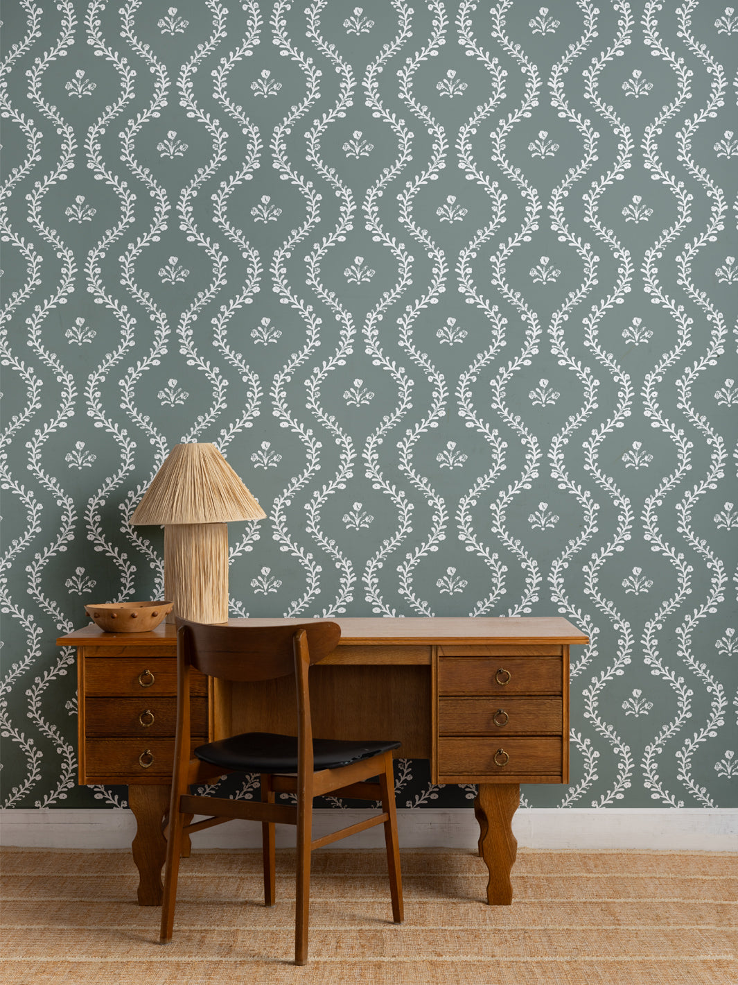 'Bennett Vine' Wallpaper by Sugar Paper - Forest