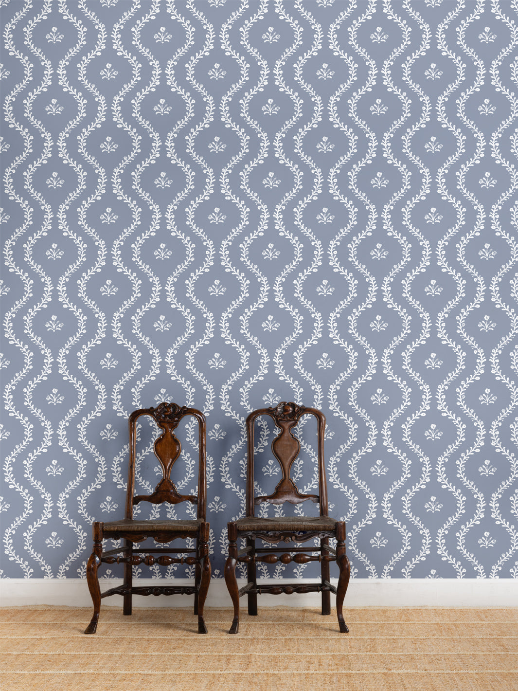 'Bennett Vine' Wallpaper by Sugar Paper - Slate