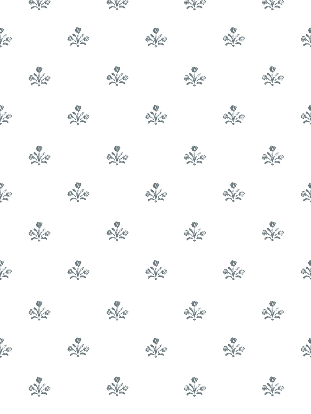 'Bennett (White Ground)' Wallpaper by Sugar Paper - Ocean