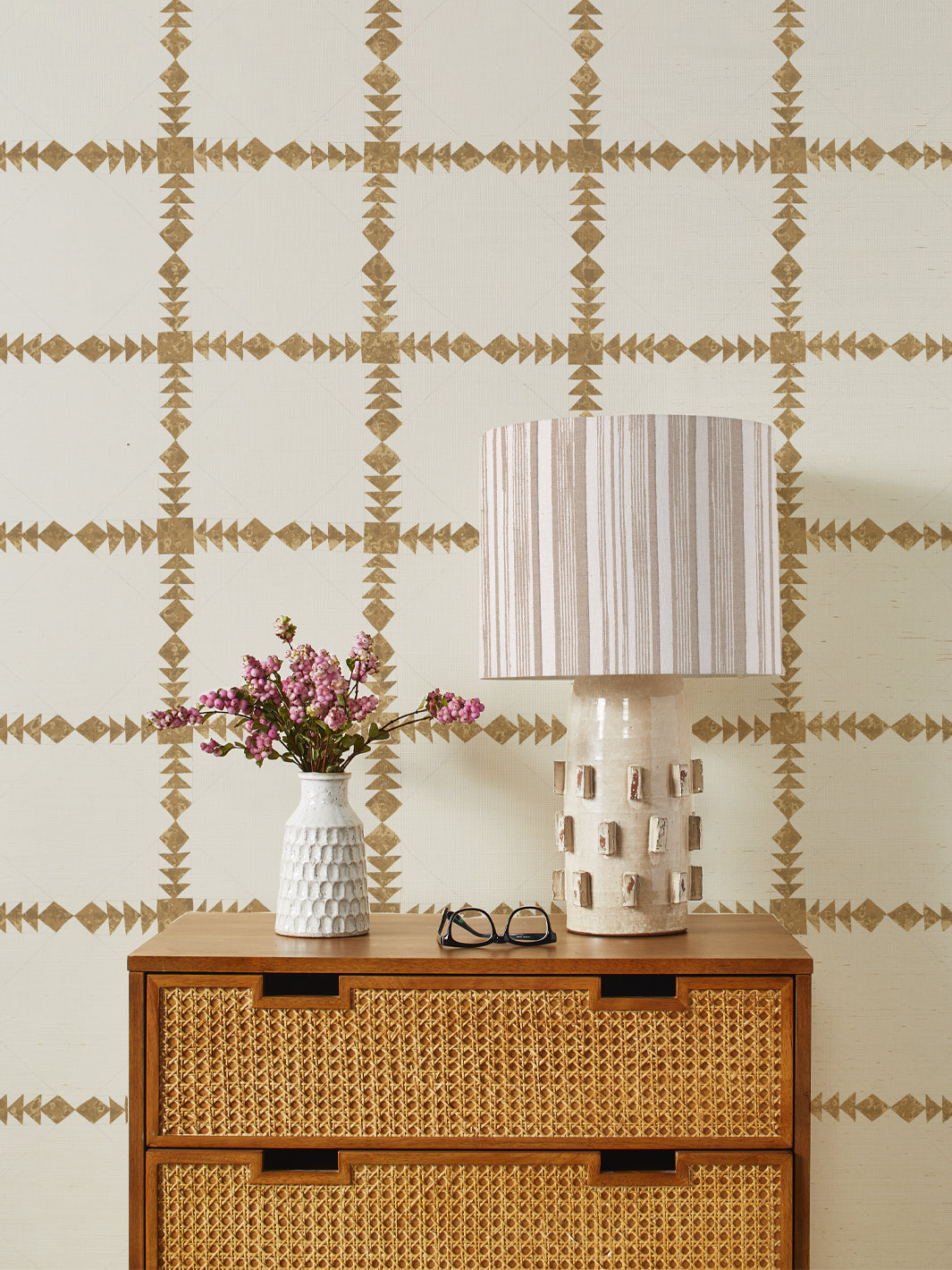 borden grasscloth wallpaper by nathan turner yellow