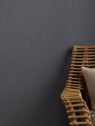 'Burlap' Grasscloth Wallpaper in Aqua