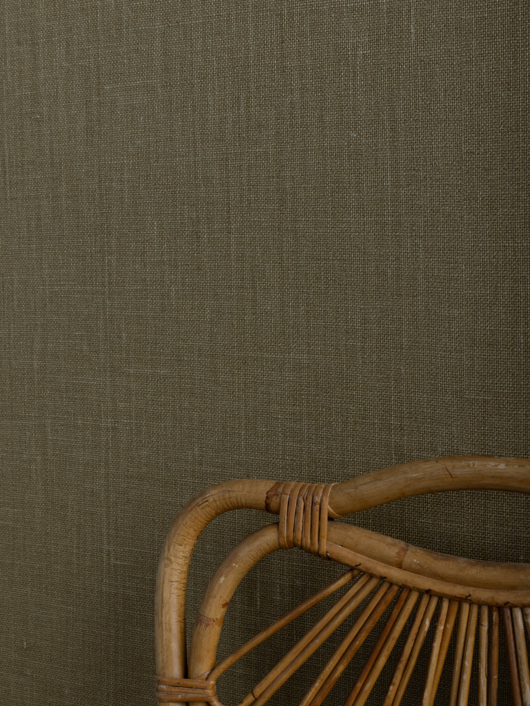 'Burlap' Grasscloth Wallpaper in Matcha