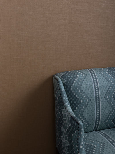 'Burlap' Grasscloth Wallpaper in Wicker