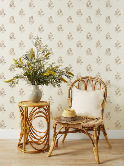 california poppy grasscloth wallpaper by nathan turner neutral