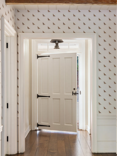 california quail grasscloth wallpaper by nathan turner brown