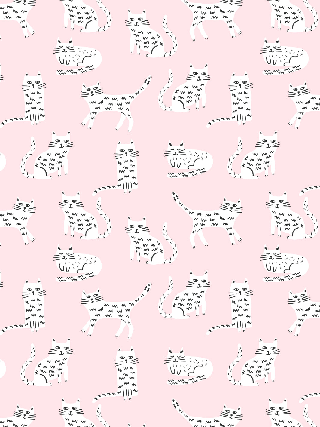 cats wallpaper by tea collection piggy bank