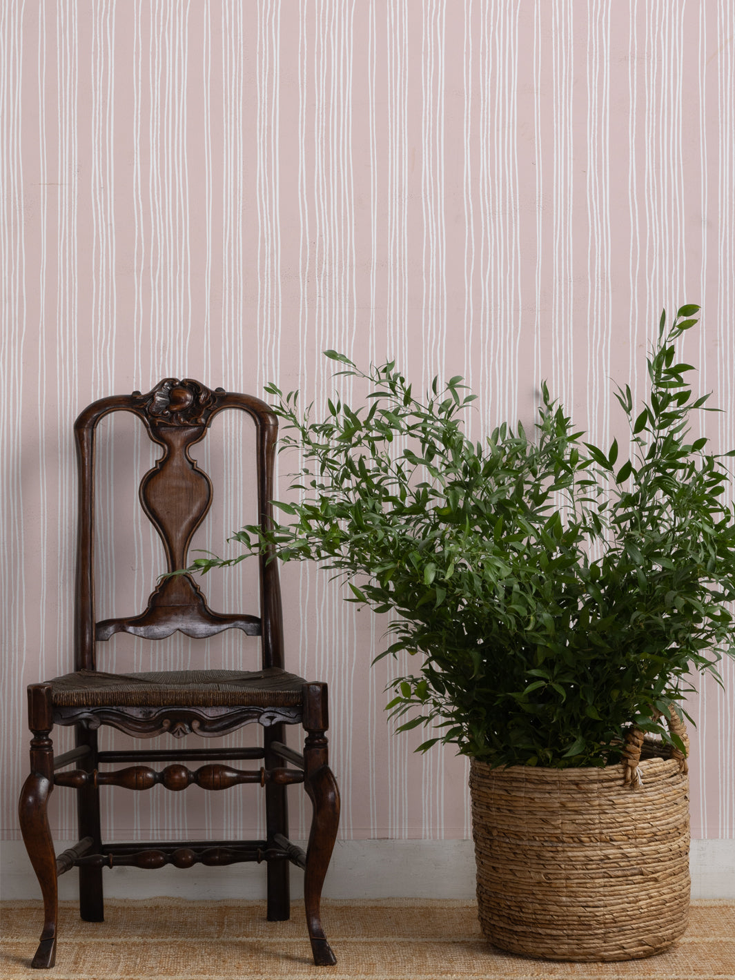 'Coastal Stripe' Wallpaper by Sugar Paper - Petal