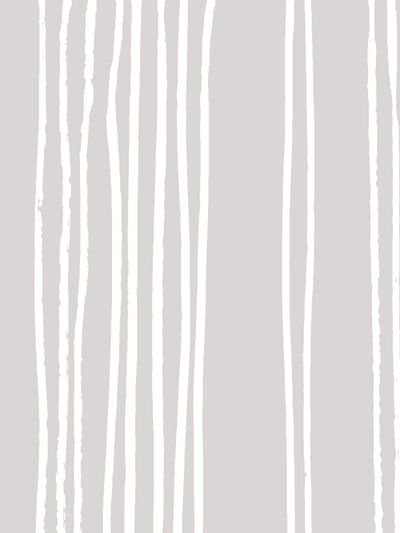 'Coastal Stripe' Wallpaper by Sugar Paper - Stone