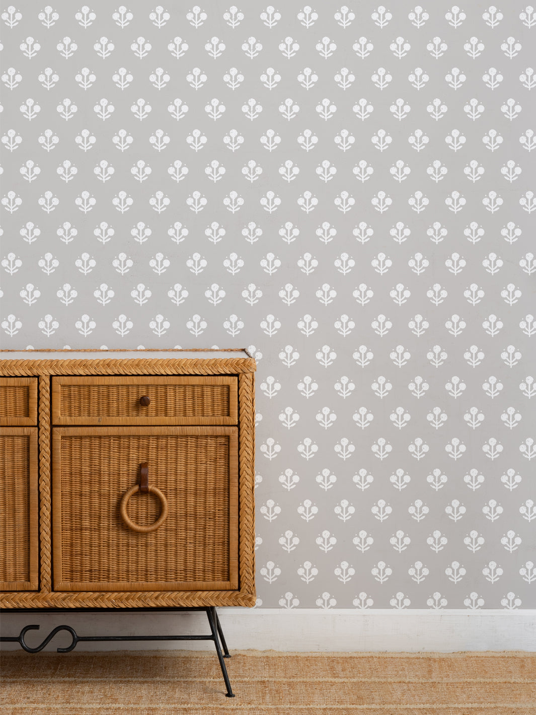 'Coco Large' Wallpaper by Sugar Paper - Stone