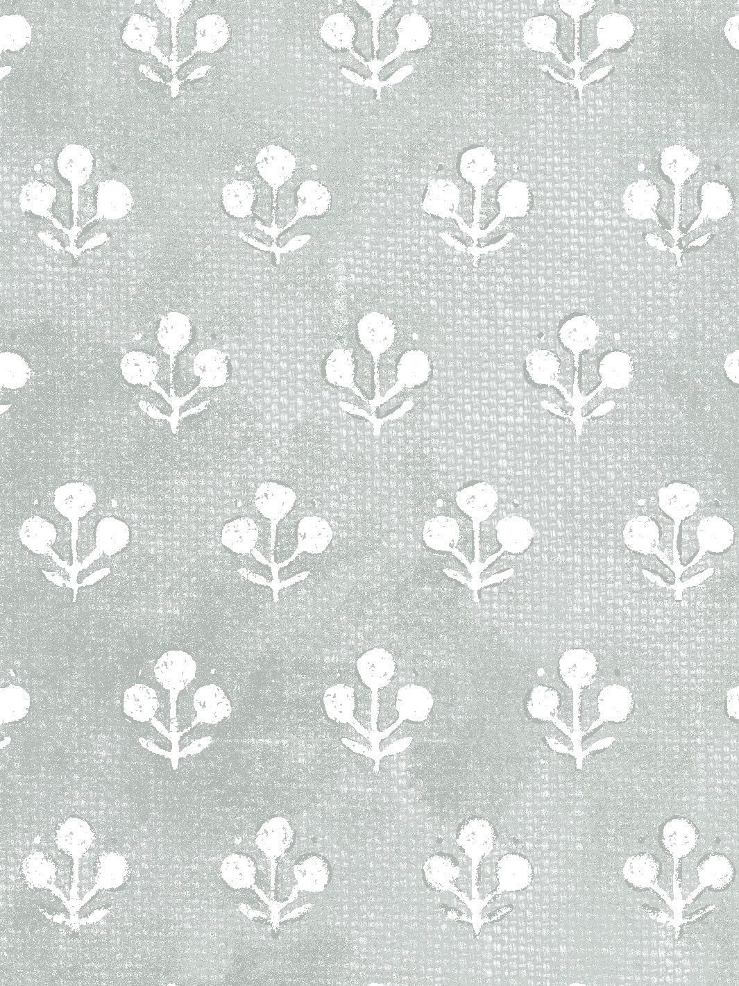 'Coco Petite' Linen Fabric by Sugar Paper - Silver-Sage