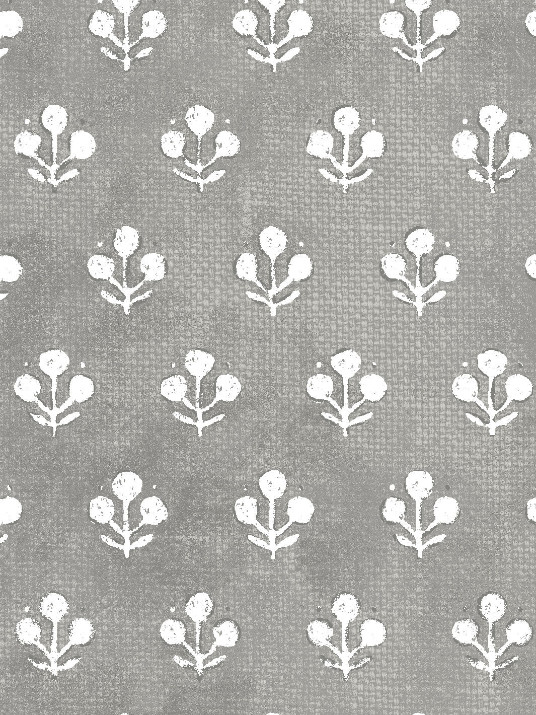 'Coco Petite' Linen Fabric by Sugar Paper - Smoke