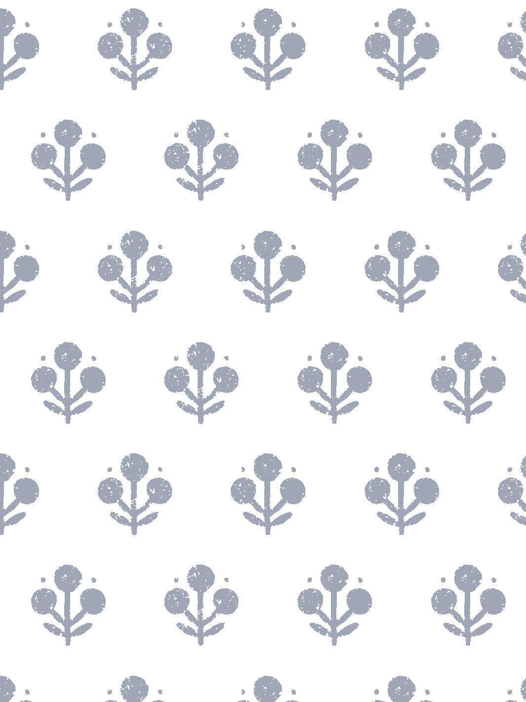 'Coco Petite (White Ground)' Wallpaper by Sugar Paper - Slate