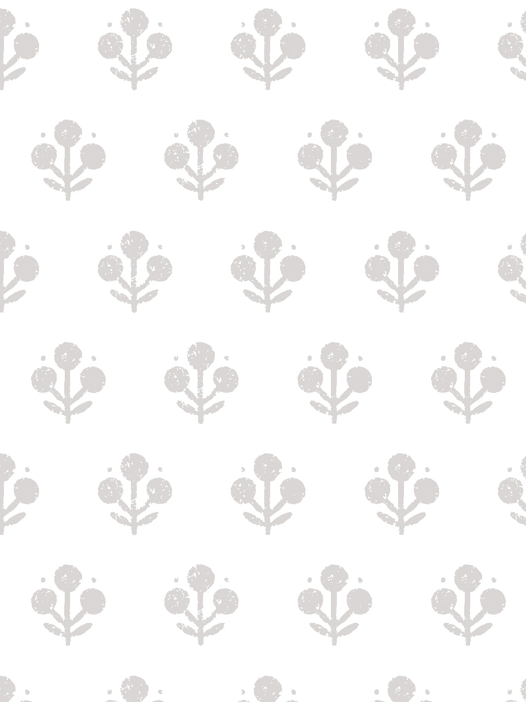 'Coco Petite (White Ground)' Wallpaper by Sugar Paper - Stone