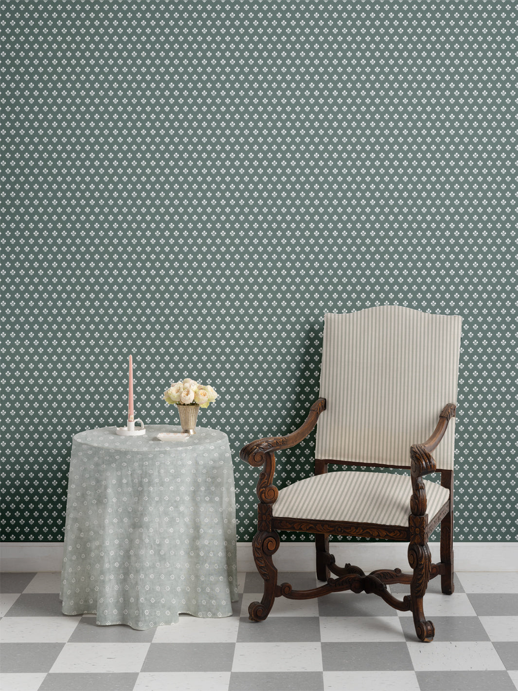 'Coco Petite' Wallpaper by Sugar Paper - Forest