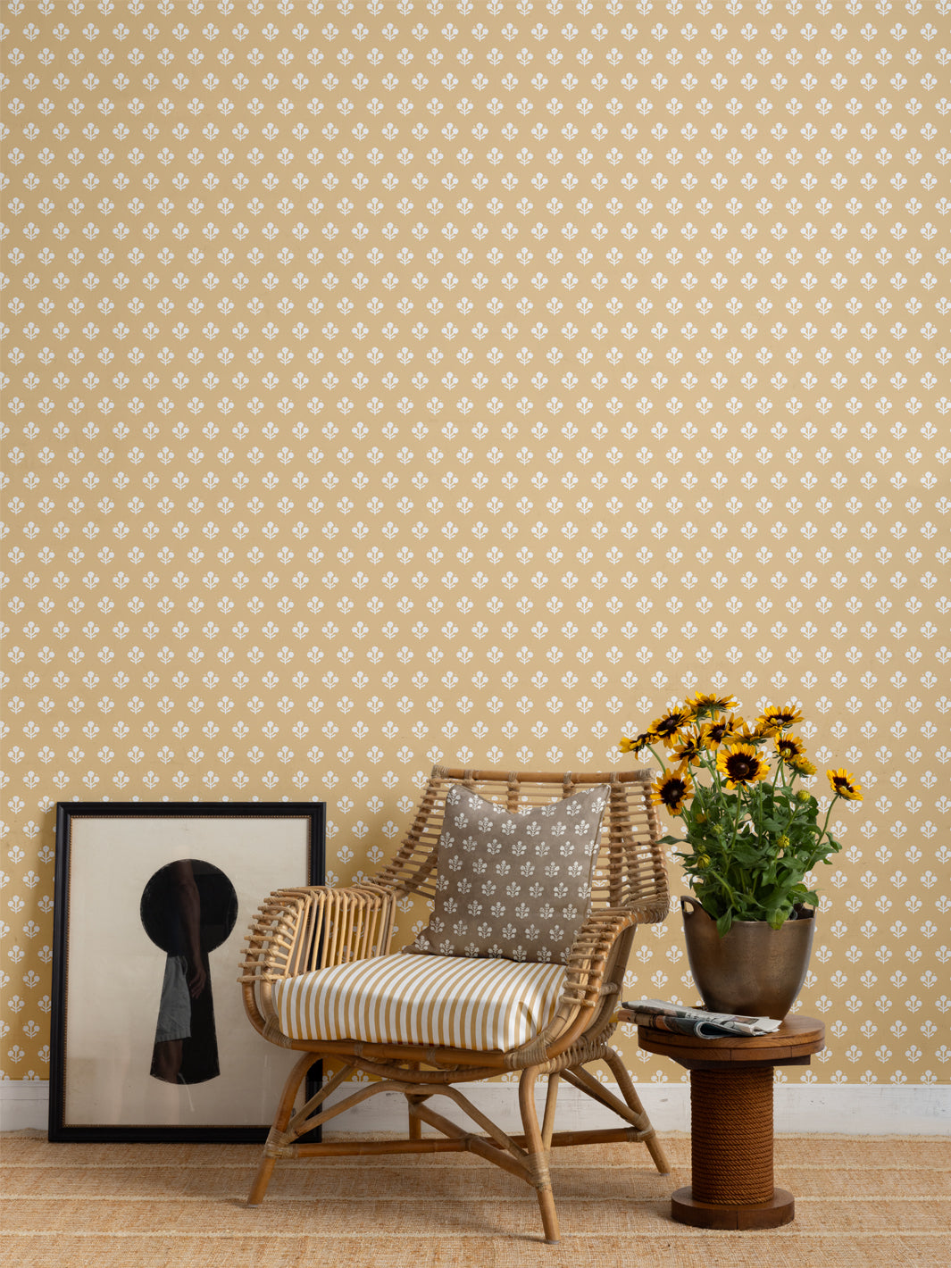 'Coco' Wallpaper by Sugar Paper - Hay