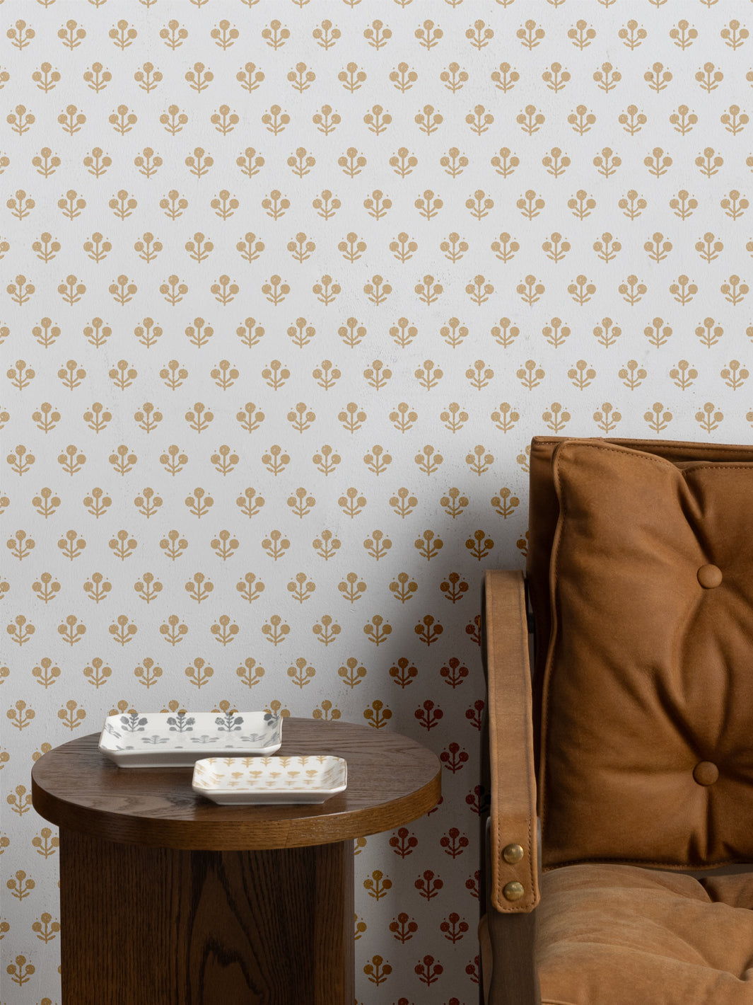 'Coco (White Ground)' Wallpaper by Sugar Paper - Honeycomb