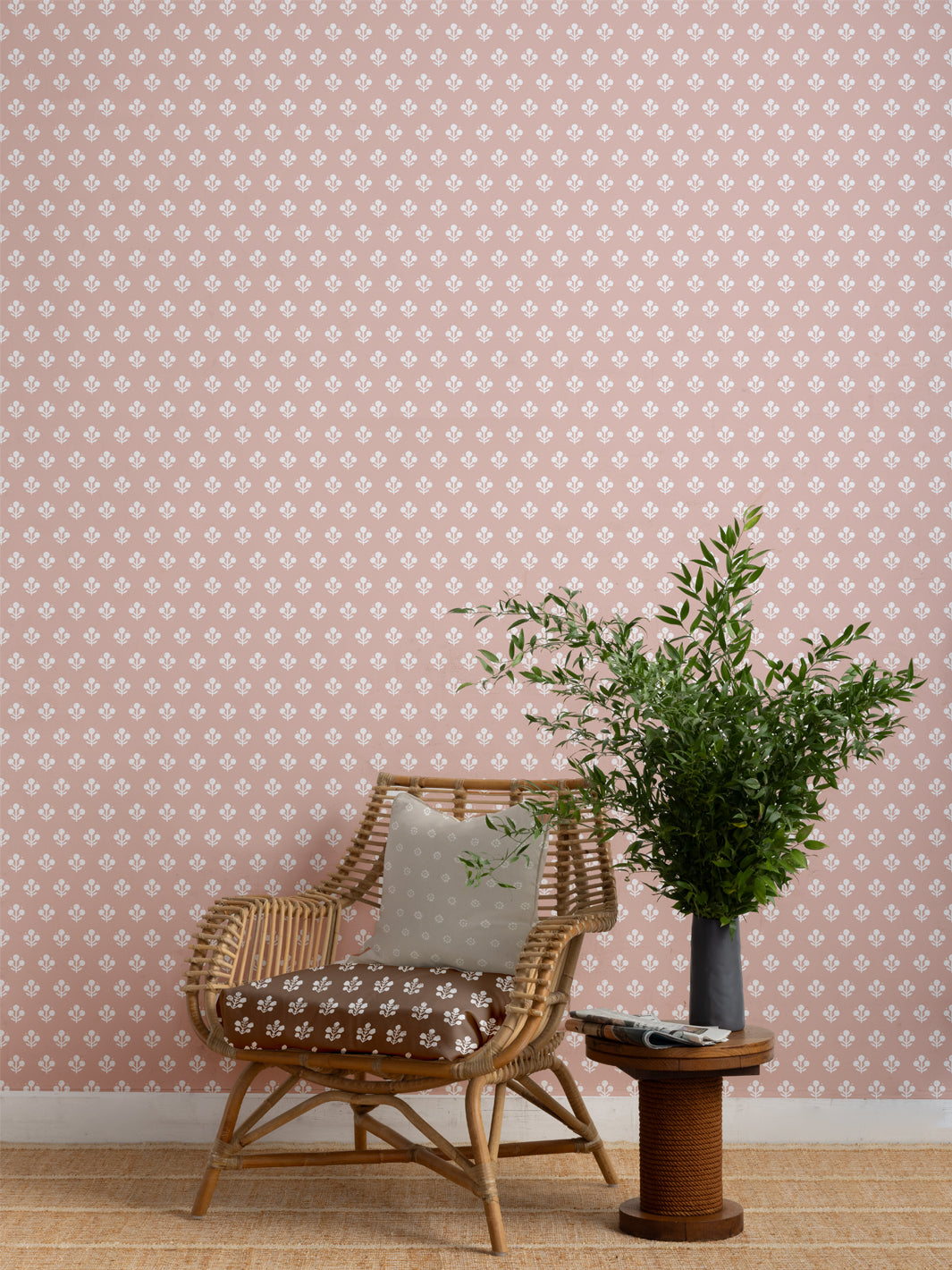 'Coco' Wallpaper by Sugar Paper - Rose