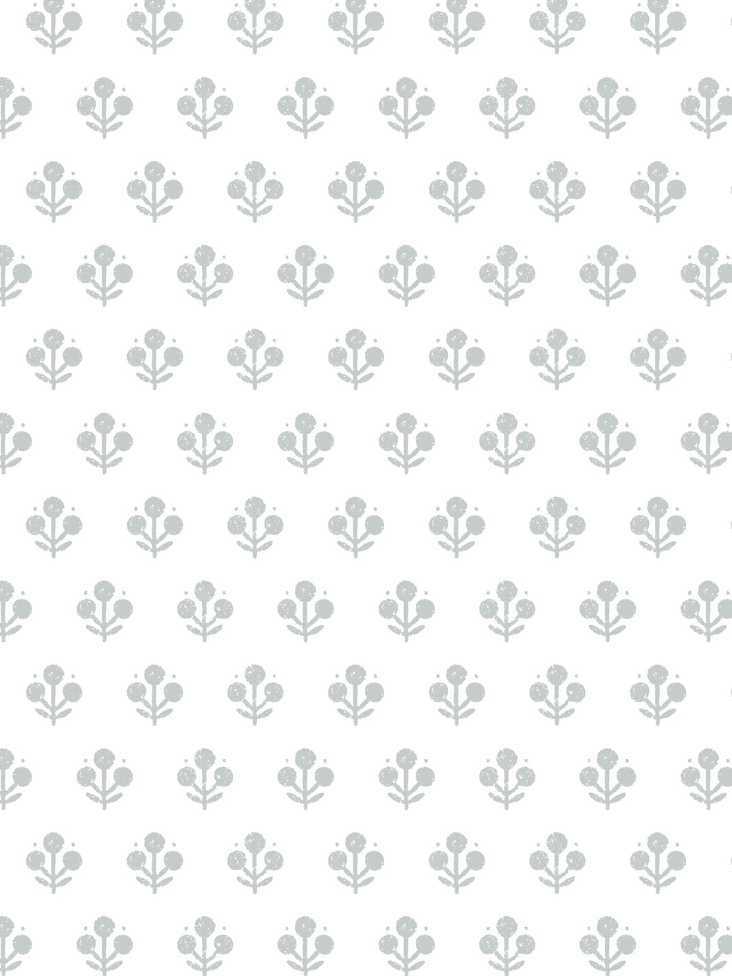 'Coco (White Ground)' Wallpaper by Sugar Paper - Silver Sage