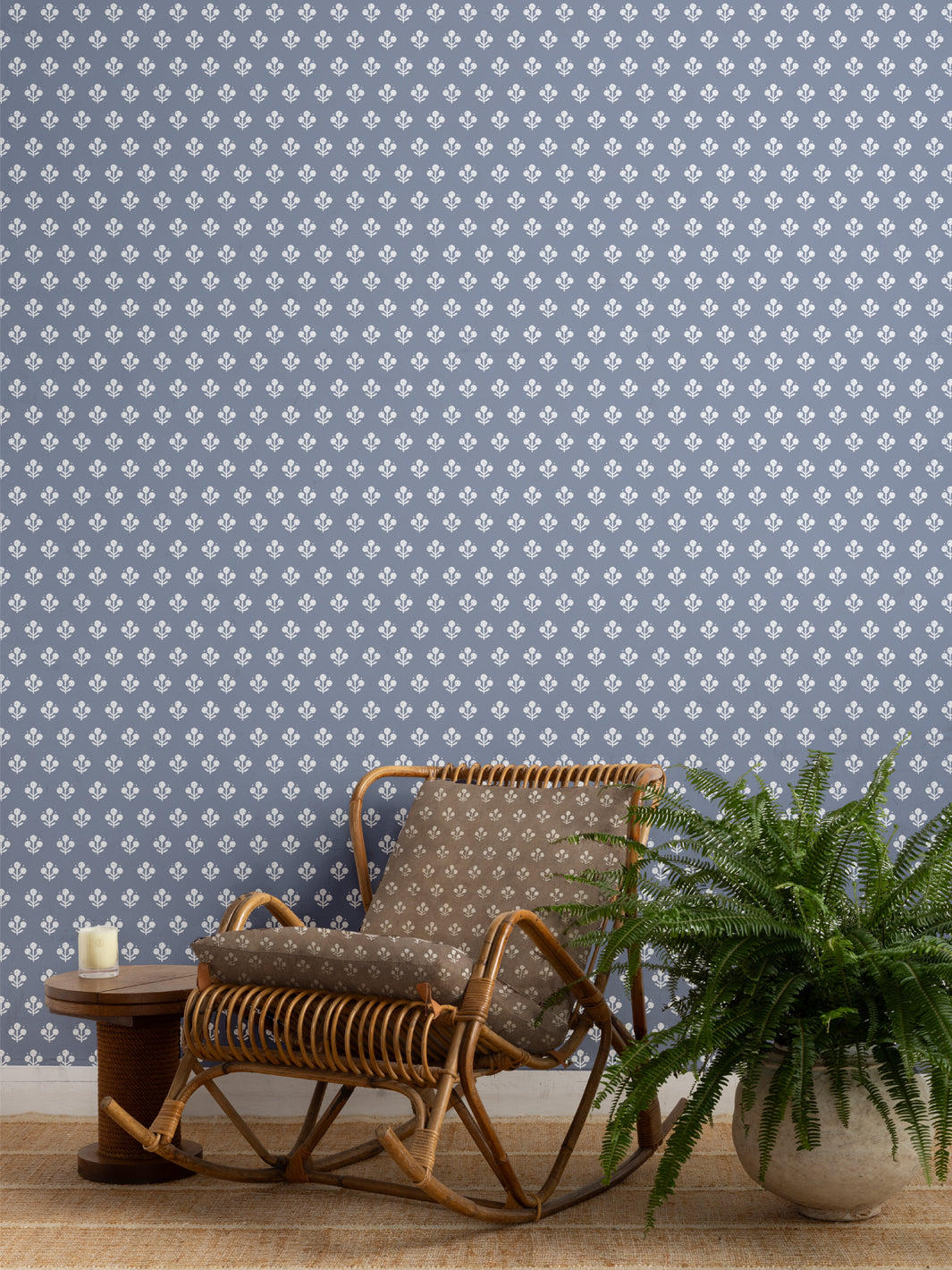 'Coco' Wallpaper by Sugar Paper - Slate