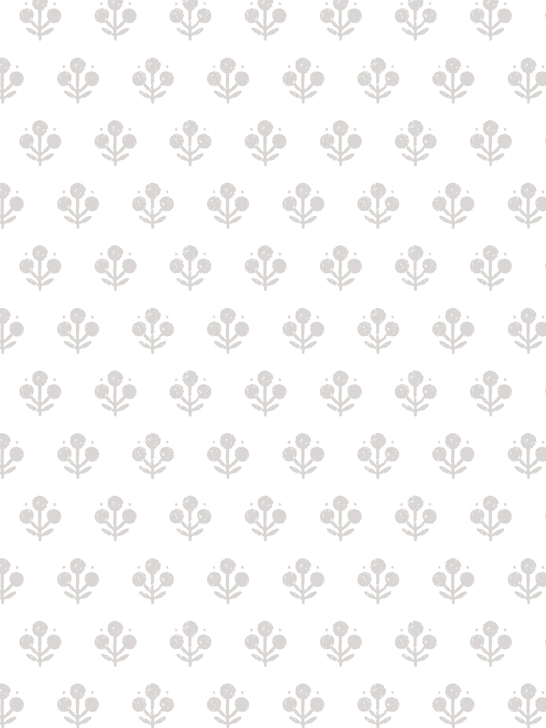 'Coco (White Ground)' Wallpaper by Sugar Paper - Stone