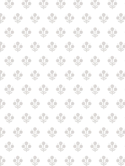 'Coco (White Ground)' Wallpaper by Sugar Paper - Stone