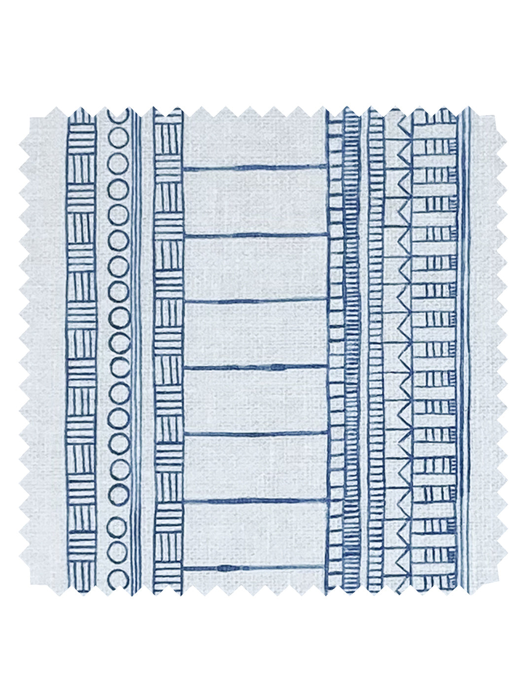 doodle stripe linen fabric by nathan turner dark blue