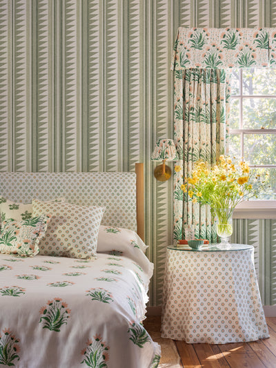 edwin stripe wallpaper by nathan turner green