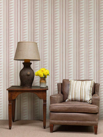 edwin stripe wallpaper by nathan turner pink