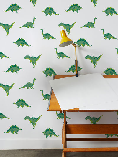 el dorado dinos wallpaper by tea collection greens